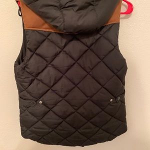 Dark Green Hooded Vest